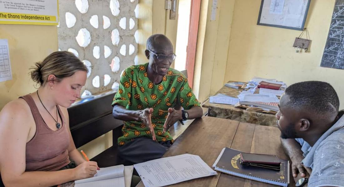 Kerry Conneely in Ghana Kerry Conneely in Ghana
