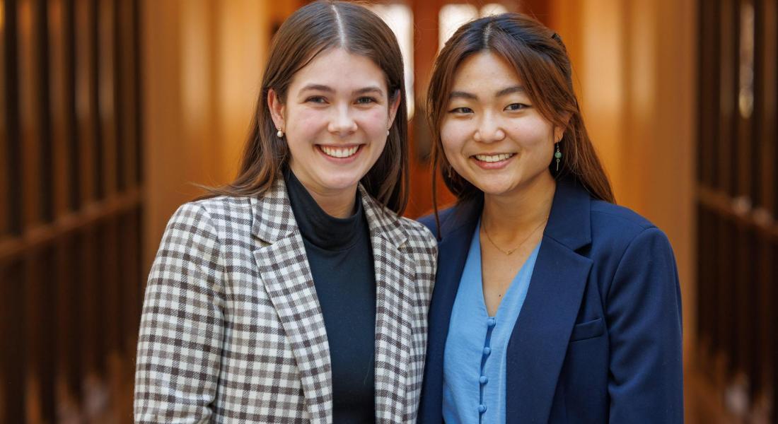 Maria Teel and Stella Cho, co-chairs of the 2022 Human Development Conference Maria Teel and Stella Cho, co-chairs of the 2022 Human Development Conference