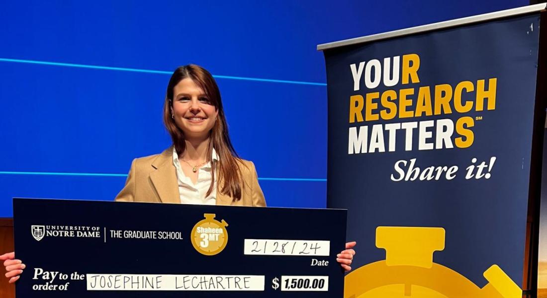 Lechartre Wins Second Place in Shaheen 3MT Competition Lechartre Wins Second Place in Shaheen 3MT Competition