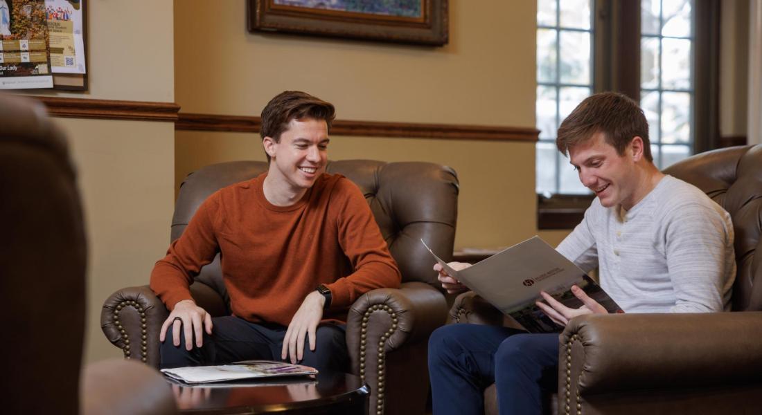 Joe and Jack Drey Joe and Jack Drey in Dillon Hall