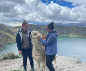 Neev Gamble in Ecuador