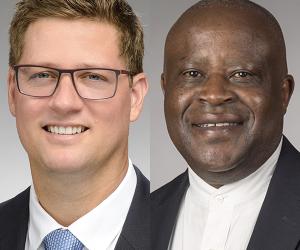 Kellogg Institute Faculty Fellows Dan Miller and Fr. Emmanuel Katongole