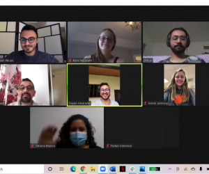 Screen shot of zoom meeting 