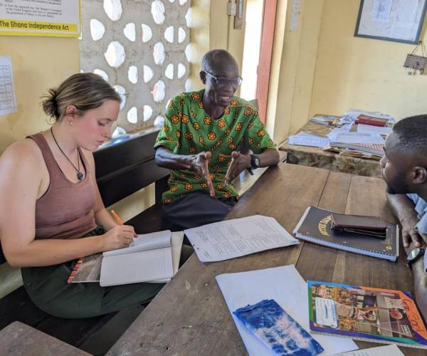 Kerry Conneely in Ghana