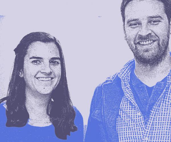 Former Doctoral Affiliate Maria Gibbs and Dustin Mix