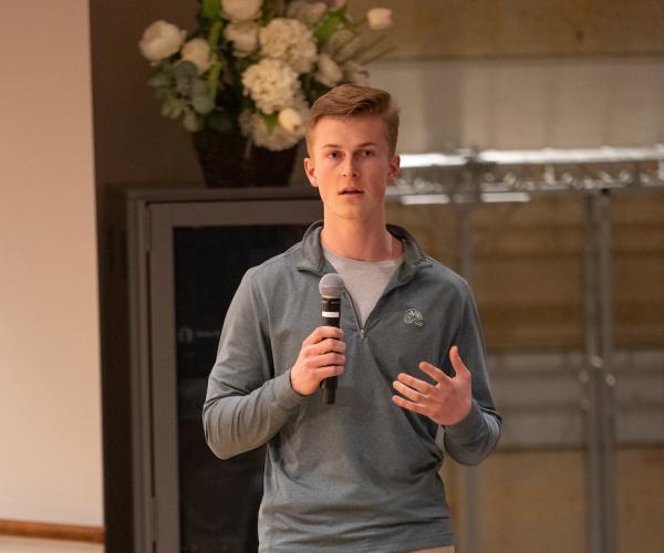 Luke Schafer at ISP Research Night