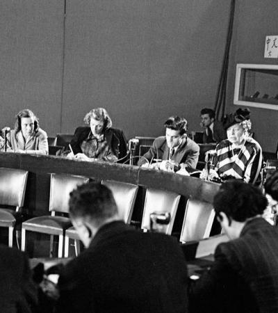 Universal Declaration of Human Rights (UDHR) panel, 1948