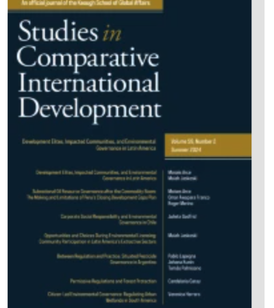 Development Elites, Impacted Communities, and Environmental Governance in Latin America Development Elites, Impacted Communities, and Environmental Governance in Latin America