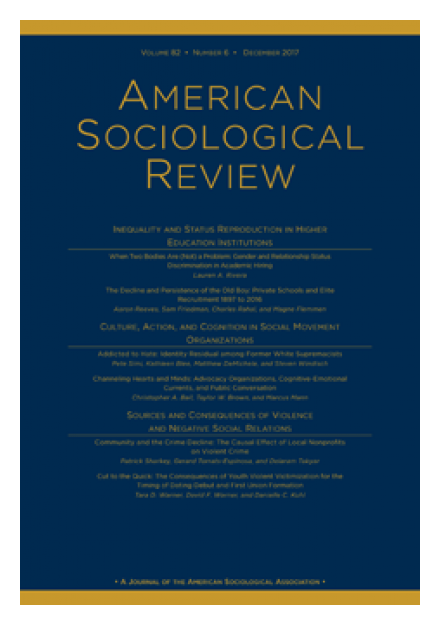 American Sociological Review