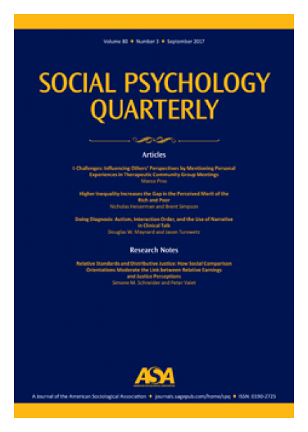 Social Psychology Quarterly article by Terence McDonnell
